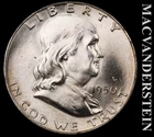 1950 Franklin Half Dollar - FBL - Choice Gem Brilliant Unc+++  Lustrous  #K1186