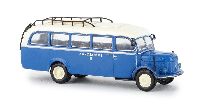 Brekina 58011 - 1/87 Steyr 380/I Bus Austrobus - New