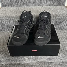 Nike Supreme x Air More Uptempo Black for Sale | Authenticity