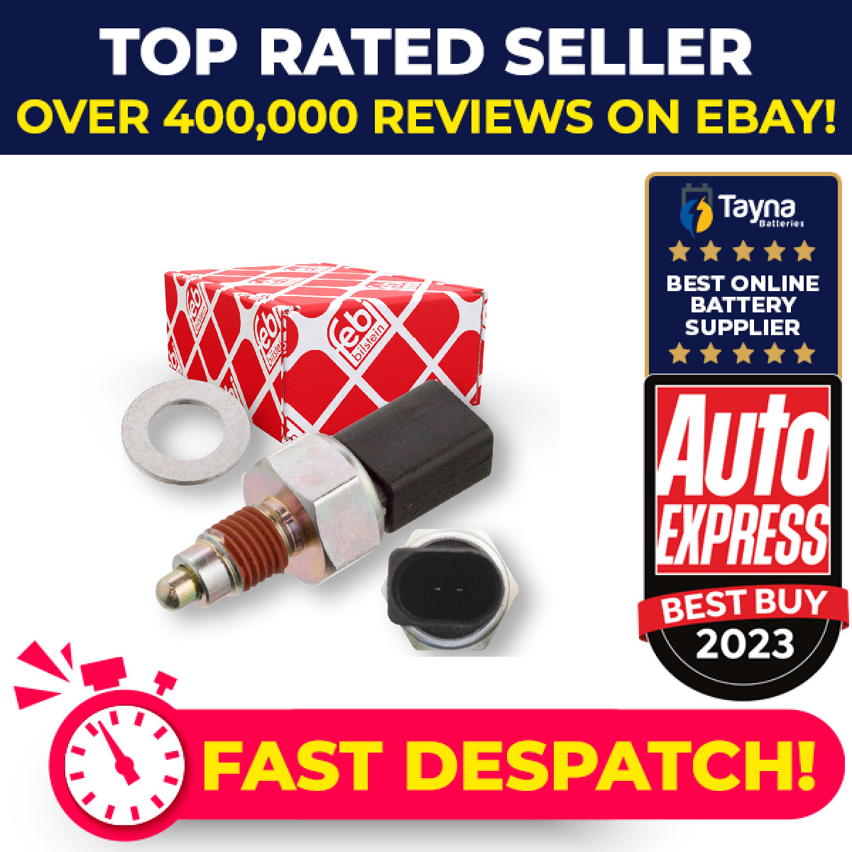 Reverse Light Switch fits VW PASSAT 2005 on 6-Speed Manual Transmission Febi New