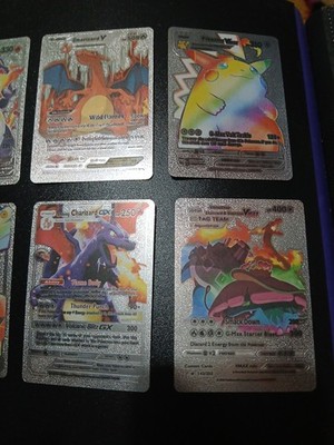 CHARIZARD VMAX, CHARIZARD V,  CHARIZARD GX, PIKACHU VMAX, TAG TEAM PIKACHU