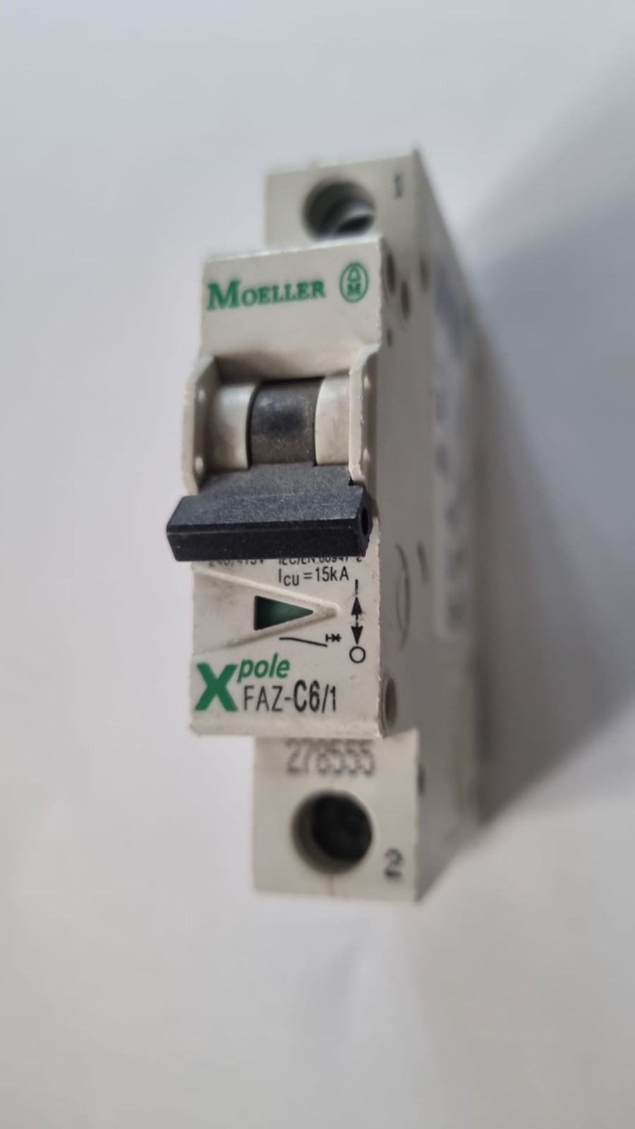 MOELLER 6 AMP CURVE C 10kA MCB CIRCUIT BREAKER XPOLE FAZ-C6/1