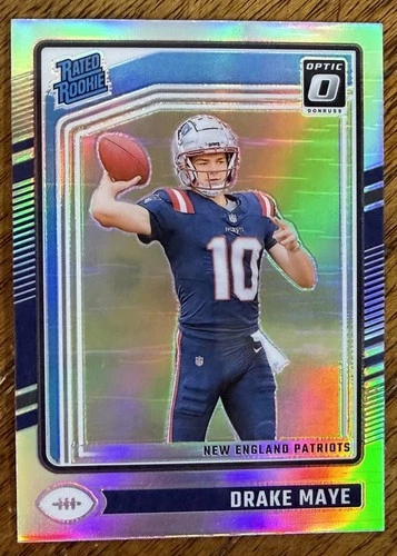 2024 DONRUSS OPTIC DRAKE MAYE RATED ROOKIE SILVER HOLO PRIZM SP #229 READ DESC