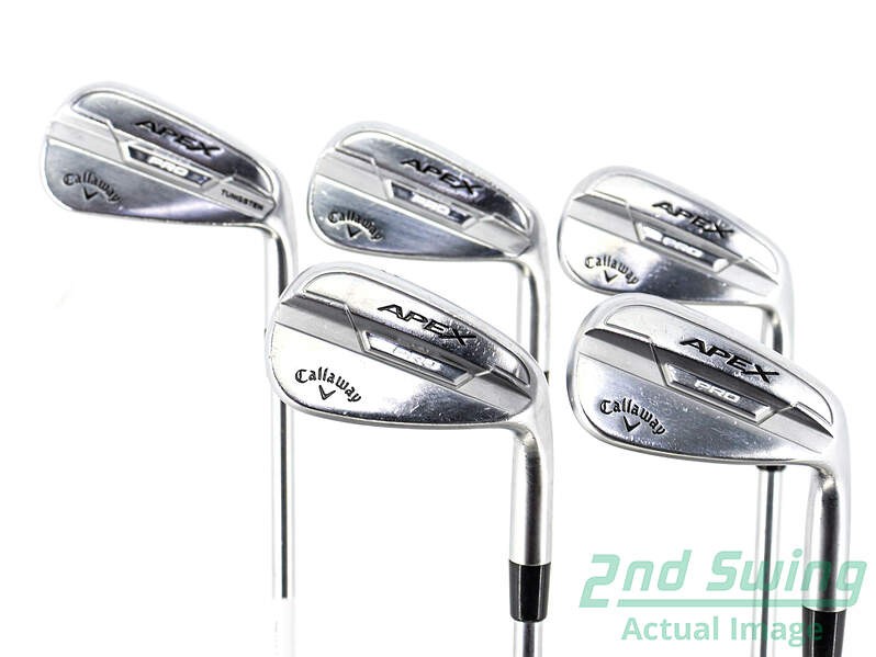 Callaway Apex Pro 21 Iron Set 7-PW AW Steel Stiff Right +1/4
