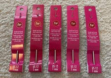 BOYE US 12 1 mm Steel Crochet Hook - Lot of 5 - NEW 