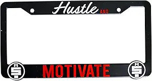 3D Raised License Plate Frame (Red)