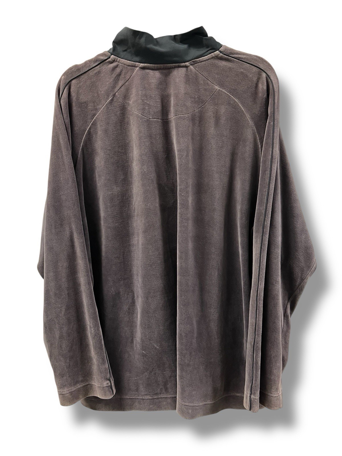 SACAI X NIKE Vintage Y2K Nike Felpa con Cappuccio Velour Full Zip Track Jacket Sport Streetwear Grigio Uomo L