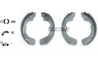 Bremsbackensatz Hinterachse FüR Daihatsu Rover Subaru Suzuki Applause I