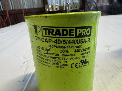 Trade Pro 40/5/440 Capacitor Tested/fast Shipping