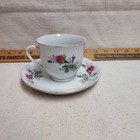 tea cup and saucer-vintage-bone china-1970's — photo 3