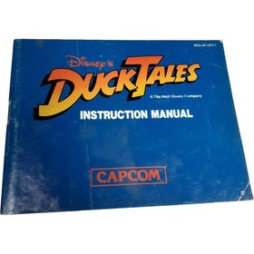 Disney DuckTales NES Game Capcom Vintage Cartridge Manual Preloved Entertainment