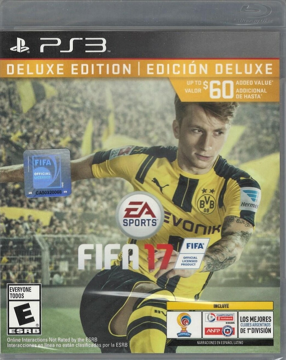 FIFA 17 Deluxe Edition (LATAM) PS3 (Brand New Factory Sealed US
