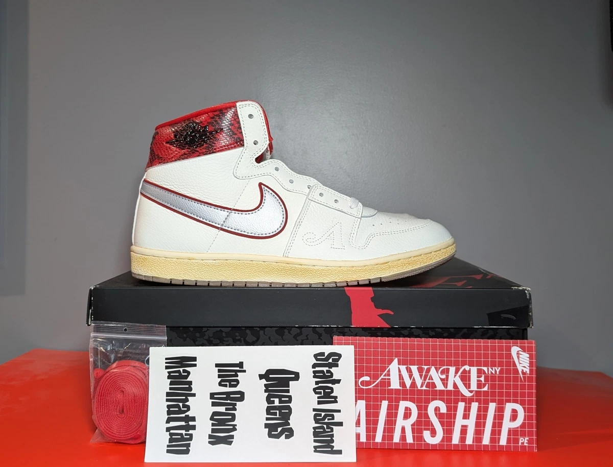 Awake NY x Jordan Air Ship PE SP University Red | eBay