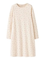 Name IT MäDchen Nkfnightgown Flower Turtledove 134-140
