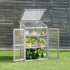 Neo Mini Wooden Greenhouse Garden Flower Vegetable Planting Box Growhouse