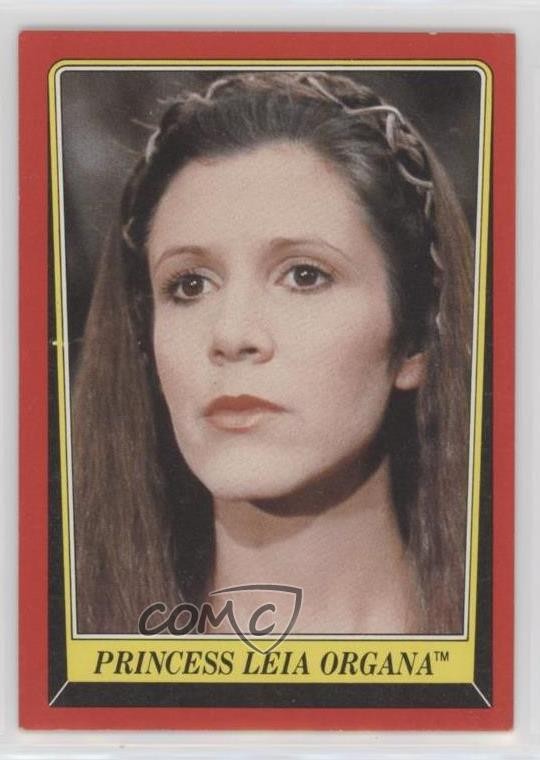 1983 Topps Star Wars: ROTJ Princess Leia Organa Carrie Fisher #5 0g46