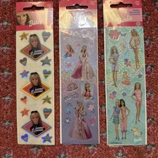 Sandylion Barbie Sticker Lot Of 3 Vintage 2000's New SEALED Acid Free 2004