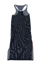 Tommy Hilfiger Womens Cover-Up Dress Lightweight Mesh Racerback Navy Size S New