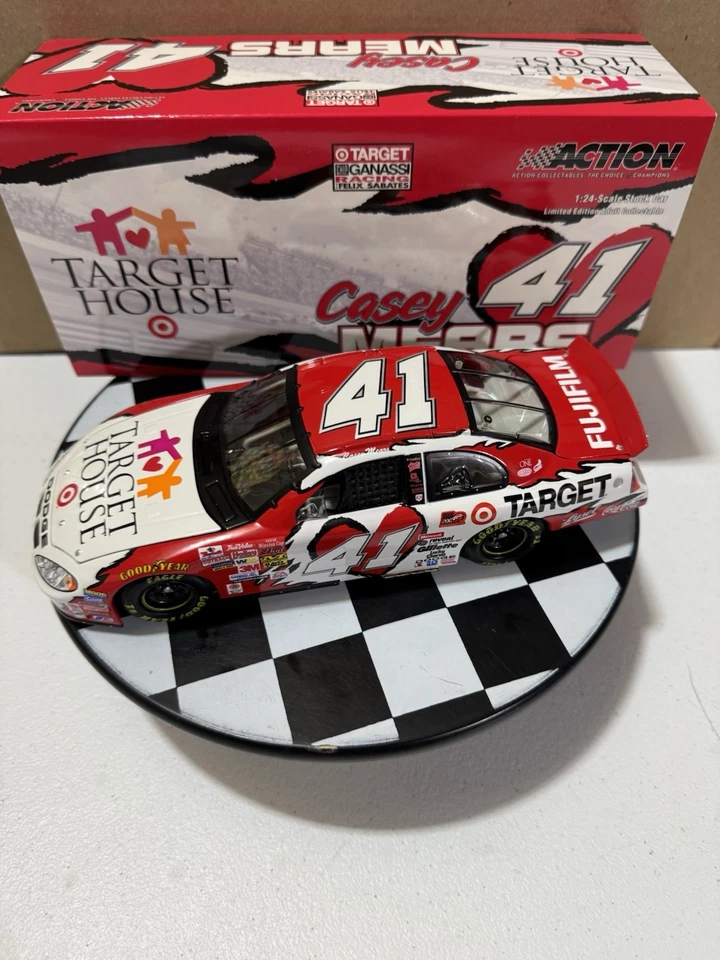 Casey Mears #41 Target - Target House 2003 Novato Año 1/24 NASCAR Diecast Foto 2 de 4