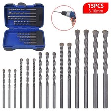 Professional Draper Masonry Drill Bit Set 15 Piece Kit Heavy Duty Masonary Bits