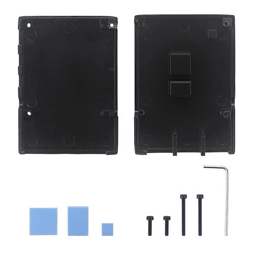 For GeeekPi Raspberry Pi 4 CNC Aluminum Case with Fan Heatsinks for Pi 4B_ecBME - Photo 4/8