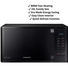 Image of Samsung MS23K3513AK/EU 800 W 23 Liters Solo Microwave