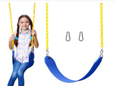 Jungle Gym Kingdom Outdoor Swing Seat Replacement Heavy Duty Chains Playground