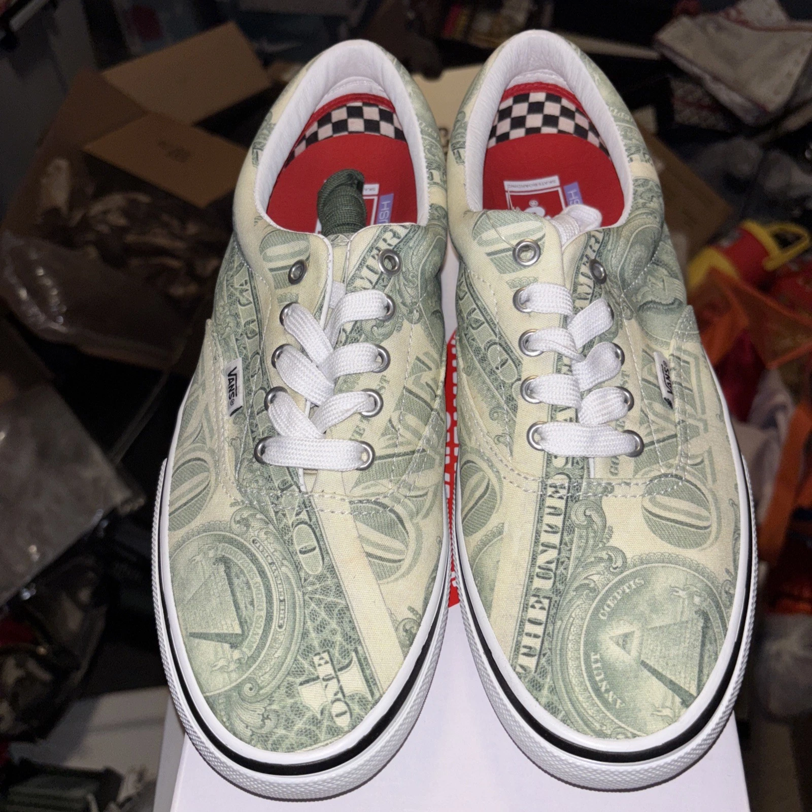 Supreme Vans Skate Era ( Dollar )