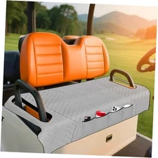 Golf Cart Seat Cover with 4 Handy Front Pockets, Non-Slip & Breathable Seat 