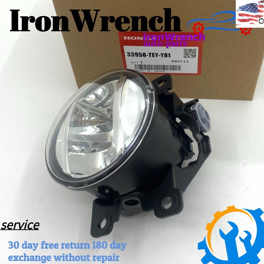 OEM LED Fog Lamp Left Front For 2017-24 Honda Civic Odyssey Pilot Passport ILX