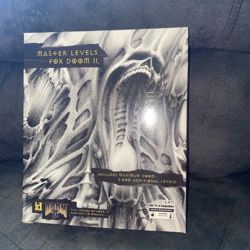 90’s Doom II Master Levels for Doom PC CD-ROM Spiel Big Box Poster - Bild 1 von 6