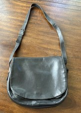 Vintage BREE Original Black Smooth Leather 14...