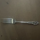 Sterling Silver Wallace Rose Point 7” Long Dinner/Place Fork 46 Grams