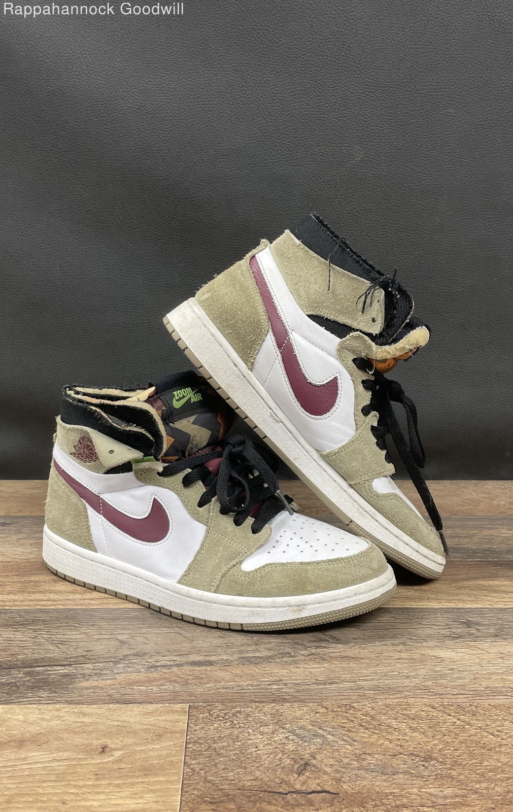 Air Jordan 1 High Zoom CMFT Canyon Rust Sneakers Men's Size 8 CT0978-200 thumbnail 3