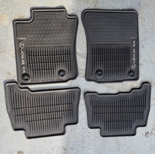 Lexus GX460 (2014-2019) OEM Genuine 4pc ALL WEATHER FLOOR MATS (Black