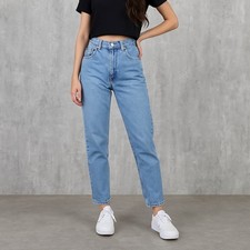 Vintage 80s 90s Guess Jeans Womens High Rise Tapered Leg Medium Wash Denim 27x29