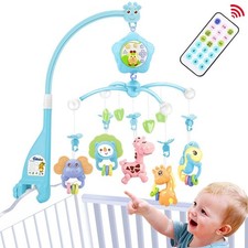 Baby Mobile for Crib with Musicial and Lights, Remote, lamp, Projector for Pa...