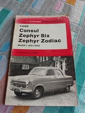 Ford Consul Zephyr Zodiac Mk1 Olyslager Owners Workshop Manual Handbook Mark 1