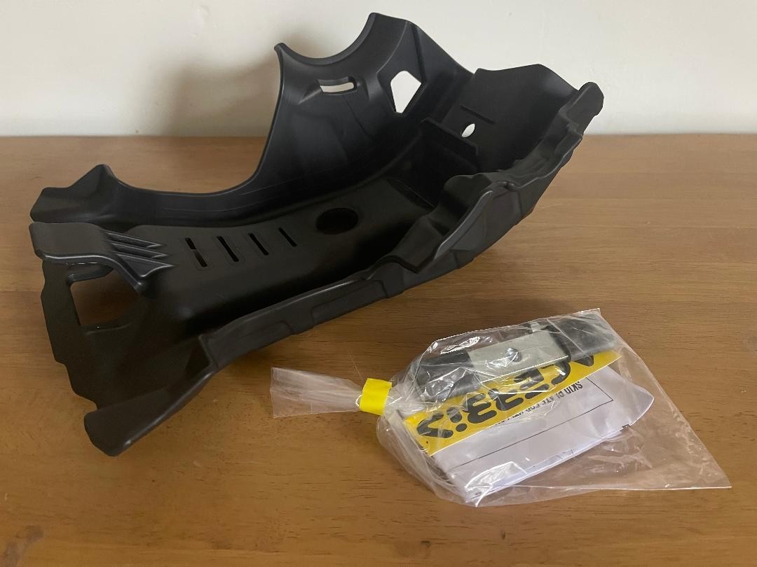 KTM SX85 SX 85  2025 - 2026 ACERBIS PLASTIC SKID GLIDE PLATE SUMP GUARD BLACK
