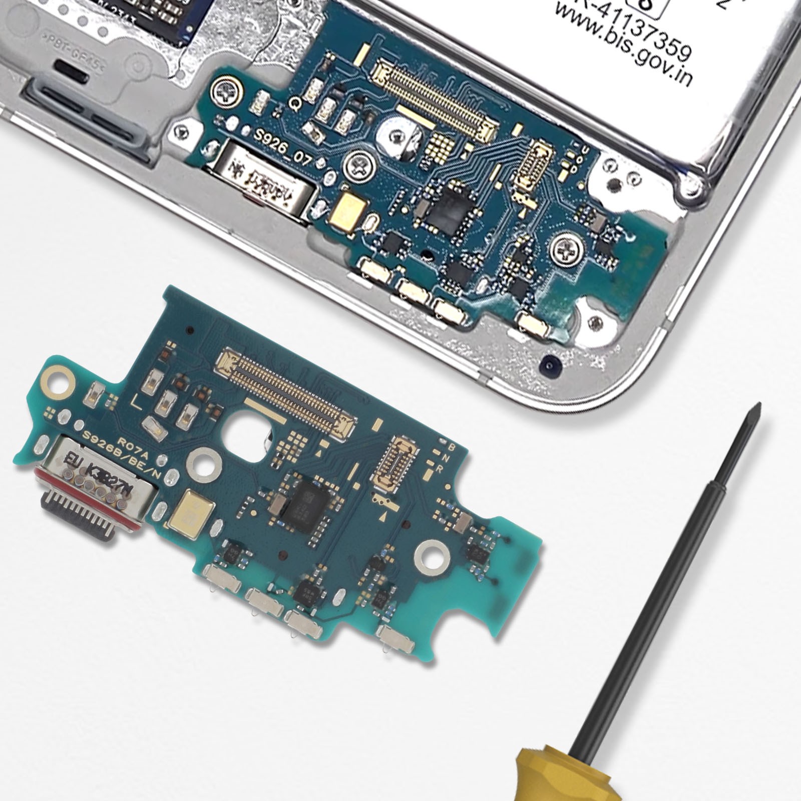 Module de charge USB-C Galaxy S24 Plus pour retrouver charge rapide et écoute jack - 4