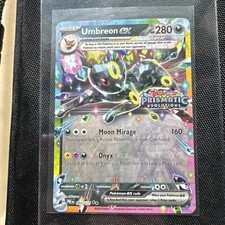 Pokemon - Prismatic Evolution Stamp Card Umbreon ex 060/131