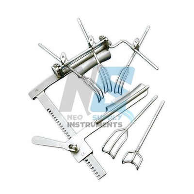 Cooley Cosgrove Mitral Valve Retractor Complete Surgical Set Top Quality