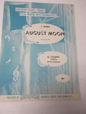 C Deemer August Moon B Flat Cornet Solo with Piano Sheet Music Belwin