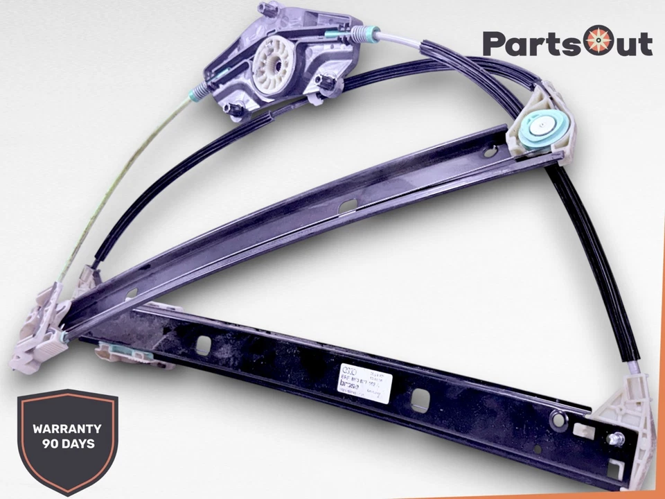 Regulador de ventana eléctrica delantero derecho Audi A4 Quattro Allroad S4 2009-2015 OEM Foto 3 de 4