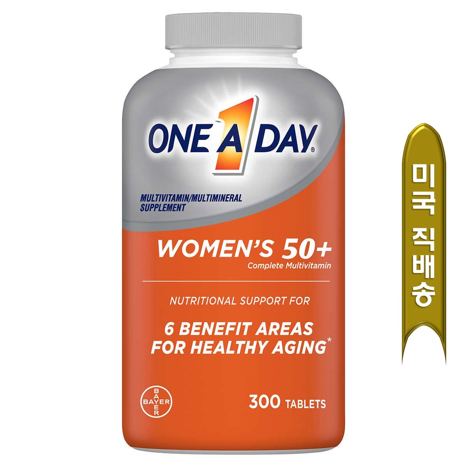 [ 1 ] One A Day Women's 50+ Multivitamin and Multimineral Tablets - 300 tablets