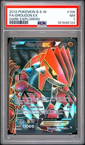 Groudon-EX graded PSA 7 for sale on eBay