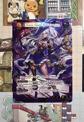 Grand Archive TCG PTM 1st Edition - Diana, Haunt Reminiscence CSR Foil Sign Card