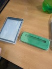 Pokemon Twilight Masquerade Teal Mask Ogerpon Card Display Stand and Case