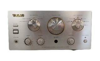 TEAC A‑H300 Integrated Stereo Amplifier Phono RCA Inputs Remote Silver T19