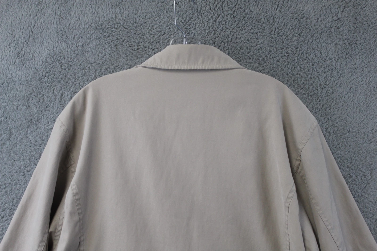 Vintage Norm Thompson Field Jacket Long Sleeve Beige Size XL Read Description image 16
